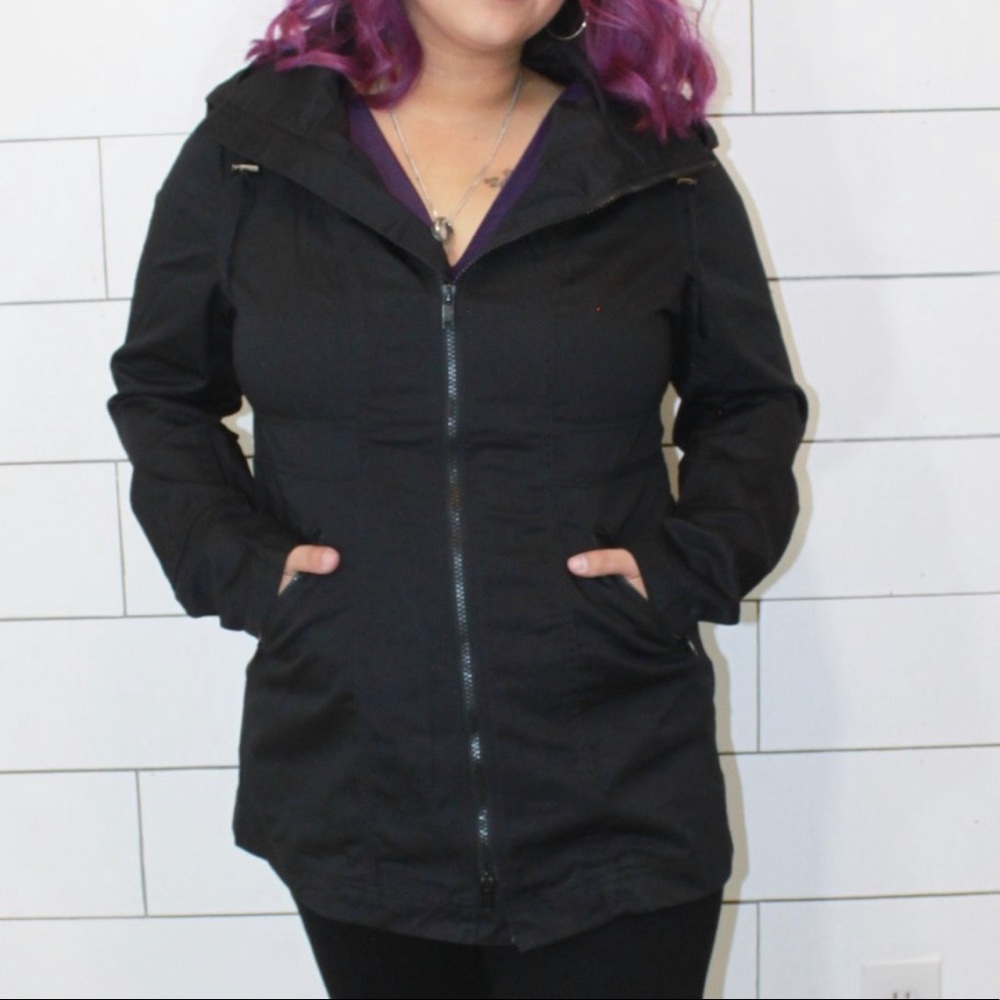 Black Hood Jacket Lightweight